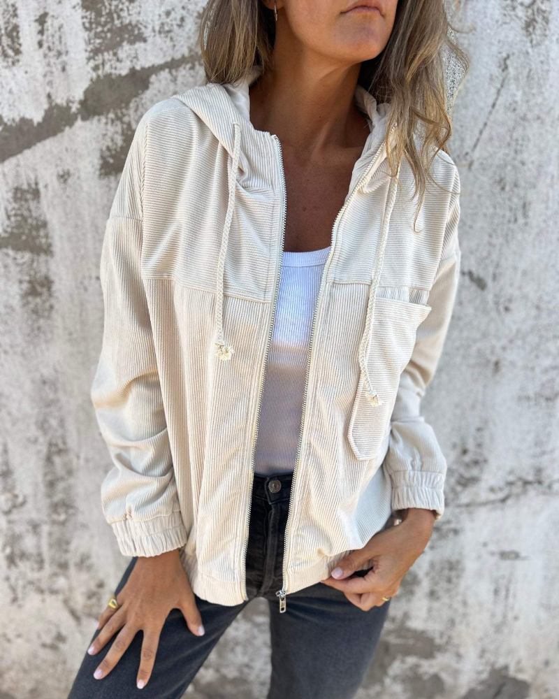 The Céleste Corduroy Comfort Jacket