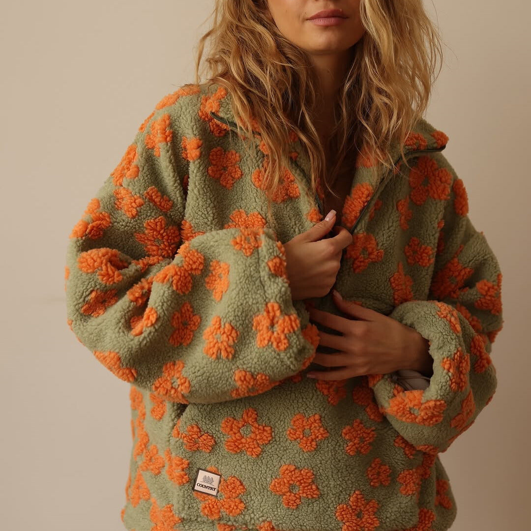 Aveline Petal Fleece Women's Pullover