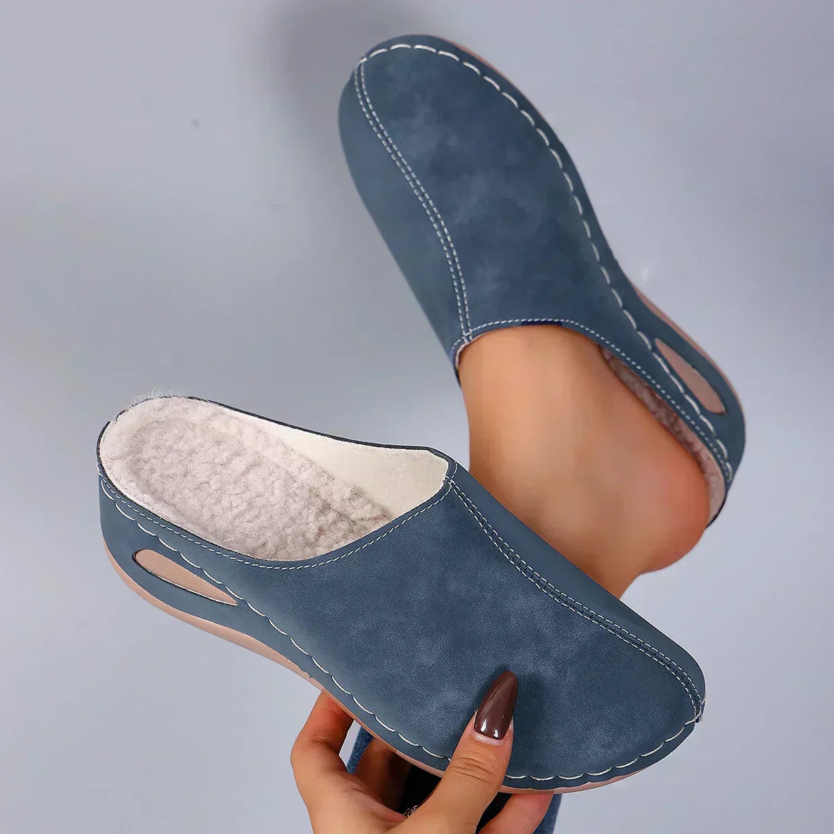 The Shearling-Lined Comfort Slipper