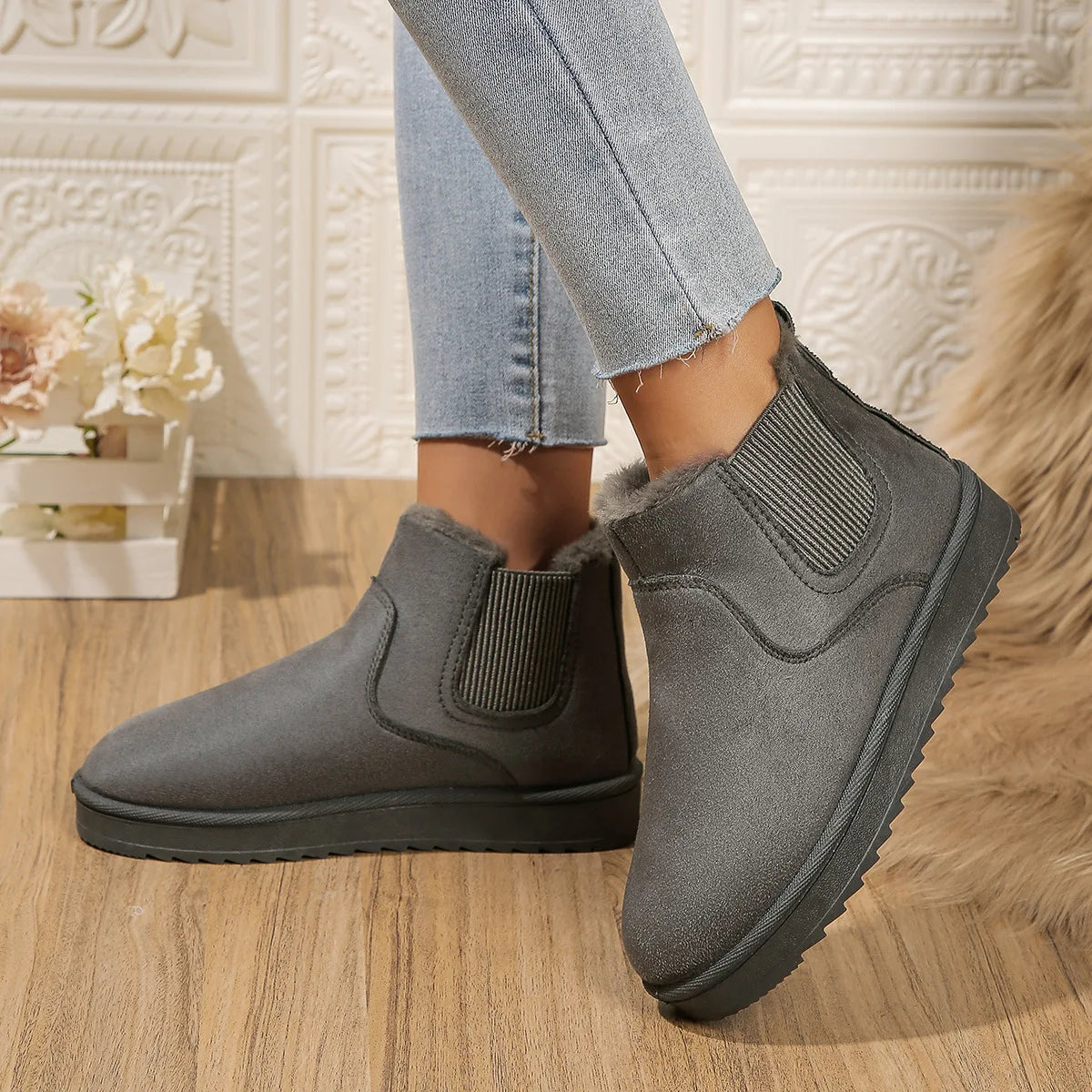 Noelle Plush Winter Boot
